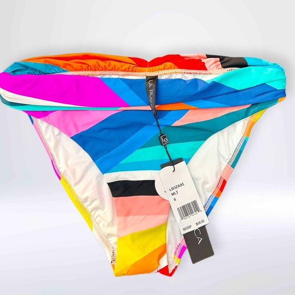 NWT LaBlanca Women’s Bikini Bottom Multicolor Size 8 - Picture 1 of 3